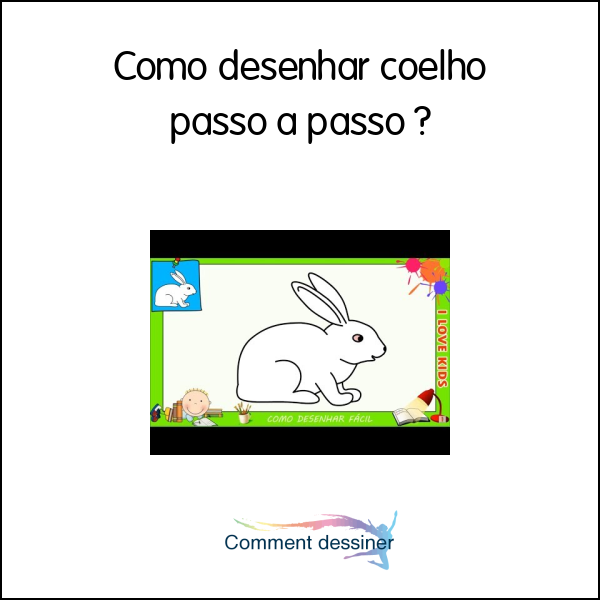 Como desenhar coelho passo a passo